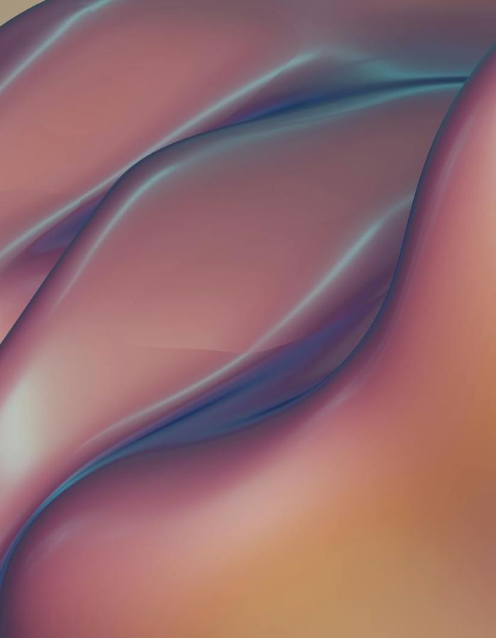 Abstract composition representing smooth body movements and flexibility